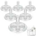 Sippy Straw Nipple for Evenflo Balance Plus Wide Neck Baby Bottles,Leak-Proof,Fast Flow Soft Silicone Straw Top Nipples,6m+,6 Count