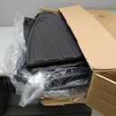 Jenofa-for Ford Escape 2013-2019 Floor Mats Cargo Liner All Weather Floor Mats Car Mat for Escape Full Set Automotive Floor Liners for Escape Accessories Black