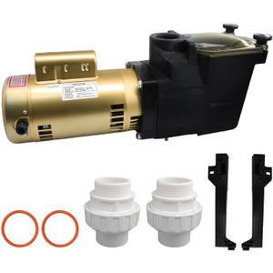 W3SP2607X10 Pool Pump 1 HP 110-115/220-230V - High Performance Single Speed Pump, Compatible with Hayward SP2607X10 Pump, Ideal for In-Ground Pools and Spas of All Types and Sizes