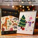 Fuxi Easter Basket Stuffers, Art Supplies for 9-12 | Art Set with 60-Sheet (73lb/120gsm) Sketch Book, Jumbo Colored Pencils & Crayons. (10" x 8" (Pack of 1), Satind Black)