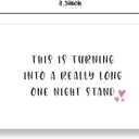 Naughty Amazing One Night Stand Happy Valentines Day Card, Cheeky Love Miss You Card for Him Her, Special Anniversary Card (Q4)