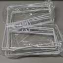 8-Pack 9 Tall Metal Shelf Dividers for Closet Organization, Wardrobe, Bookshelf, Cabinet, Cupboard - Closet Shelf Dividers - Easy to Install - No Tool - White PE Coating Steel