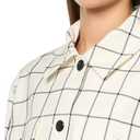 HUGO Women's Big Check Patch Pocket Jacket, 8