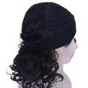 Lydell 12" Super Curly Wigs Chestnut Brown Synthetic Headband Wigs (Chestnut Brown)
