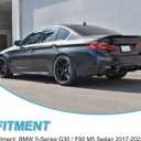 KHK G30 Trunk Spoiler, Gloss Black Car Rear Trunk Tail Spoiler, Rear Wing Spoiler Fits for 2017-2023 BMW 5-Series G30 520i 530i 540i / F90 M5 Sedan