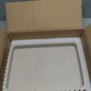 Cathyeen Resin Decorative Tray for Coffee Table Decor, 14" Coffee Table Tray Ottoman Tray Table Centerpieces, Rectangular Modern Decorative Trays for Home Decor, Living Room, Entry, Resin Beige (14" x 10" x 1.5")