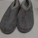 SMajong Women's Fuzzy Slippers Cozy Memory Foam House Shoes Winter Warm Loafer Slippers Indoor, Grey 39