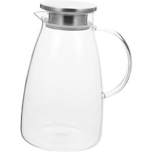 GLEAVI Large Capacity Electric Kettle Borosilicate Water Pitcher with Tea Filter for Tea Iced Beverages and Cold Water for Home and Parties