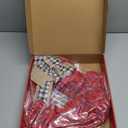 Valentines Day Decor - Wreaths for Front Door Outside 16" Valentine Decorations for The Home Heart Shaped Wreath for Outdoor Valentine's Day Wreath San Valentin Decoration (Red)