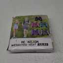 Henkelion Weighted Vest Weight Vest for Men Women Kids Weights Included, Body Weight Vests Adjustable for Running, Training Workout, Jogging, Walking (12 lbs, Black)