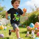 Boys Easter Shirts Kids Cotton Graphic Tees Casual T-Shirts 3-7 Years