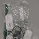 Wireless Intercom Doorbell, 2 Way Communication Doorbell 984ft Long Range, 4 Volume Levels, Battery Operated Doorbell with Speaker for Home Office Classroom (White)