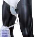Mens Reusable Incontinence Underwear with Urine Bag Washable Protective Briefs for Mens Incontinence Large