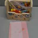 SYNCFUN Kids Tool Set, 51 PCS Wooden STEM Educational Tools for Boys and Girls, Montessori Toys for 3 4 5 6 Year Old, Learning and Construction Toys for Toddlers, Birthday Gift