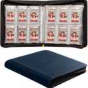 X PRO Graded Card Binder - Holds 60 Graded Slabs, Suitable for PSA and CGC Slabs | 6 Pocket Slab Binder Design | Ringless PSA Slab Binder | PSA Slab Case (Midnight Blue)