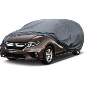 GUNHYI Premium Car Cover Custom Fit Honda Odyssey (1999-2026), 16 Layers Heavy Duty Car Cover Waterproof All Weather with Zipper Door for Sun Rain Snow Dust Uv Protection