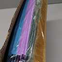 Extra Capacity Plastic Hanging File Folders,12 Pack Reinforced Expanding Hang Folder Letter Size,Accordian Pocket,Heavy Duty 2 Inch Expansion,Hanging Folder Organizer for Office Home,Assorted Colors