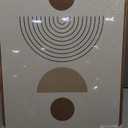 KUVIOKE Botanical Boho Framed Wall Art Modern Bohemian Plants Wall Decor Natural Brown Geometry Lines Prints Artwork for Living Dining Room 16x24in (Natural Framed) (24L" x 16W" x 3 Panels Natural)