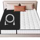 Grounding Mat, Grounding Mat for Bed with Grounding Cord, Soft PU Leather Grounding Sleep Mat, Grounding Mat for Better Sleep (27x78 Inch)