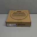 Demigo 10" Acacia Wood Round Tray - Decorative Plant Stand, Farmhouse Countertop Organizer, Multi-Purpose Display Pedestal, Riser Board for Soap, Perfume, Candles, Sponge, Bathroom, Kitchen (Brown)