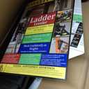 Ladder Leveler, Pitch Hopper, Ladder Stabilizer with Storage, Ladder Levelers for Stairs and Extension Ladders, Easy to Use, Conquer Uneven Ground (Regular Black)