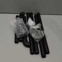 Livabber Industrial Pipe Clothes Rack, Heavy Duty Detachable Iron Garment Rack Wall Mounted, Rustic Saving Space Clothes Bar Multi-Purpose Hanging Rod for Bedroom, Closet, Black (60 Inch)