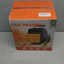 Outdoor Heater for Patio, 1500W Electric Garage Outdoor Heaters with 3 Modes, 3s Fast Heating, with Overheat Protection, Electric Space Heaters for Patio, Garage, Greenhouse, Office