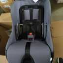 Clek Fllo Convertible Car Seat - Compact Design for 3-Across Seating, Extended Rear-Facing with Anti-Rebound Bar and Flame Retardant-Free (Edge Ziip)