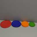Replacement Lids for Pyrex Glass Food Storage Containers Round Plastic (2) 7202-PC 1 Cup Green (2) 7200-PC 2 Cup Orange (2) 7201-PC 4 Cup Blue (1) 7402-PC 6/7 Cup Red (Bundle 3)