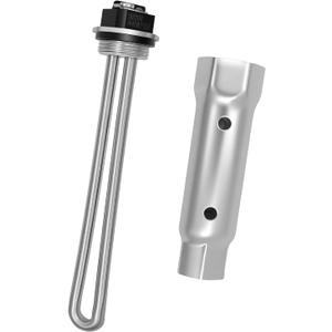 520900 RV Water Heater Element with 1-1/2" Element Wrench Kit for Suburban SW Series, 120V 1440W Screw-in Heating Element Replaces 232794, 520789, Fits SW6DE, SW10DE, SW12DE, Camper Maintenance Set