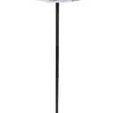 Bird Baths for Outdoors, Glass Birdbaths Outdoor Garden Birdfeeder with Metal Stake for Lawn Yard Decor, 24 Inch Height, Flamingo (Pink)