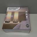 Cordless Table Lamp, Battery Operated Lamp Touch Dimmable,Rechargeable Lamp for NightStand, Battery Powered Wireless Table Lamp for Decor, Living Room, Dorm-2Pack (12 Inch, Beige)