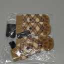 EXPAWLORER Dog Socks to Prevent Licking Paws,Dog Shoes for Hot Pavement,4 Pcs Double Sided Anti Slip Dog Socks with Grippers,Dog Booties for Small Medium Large Senior Dogs,British Style,Khaki M