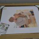 Americanflat Vintage Frames - 16x20 Picture Frame with Beaded Accents and Polished Plexiglass - Use as 11x14 Frame or Display 16x20 Photos Without Mat - Heirloom Collection - Wall Display - Gold