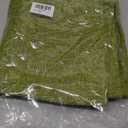 Hiasan Pack of 2 Decorative Textured Linen Throw Pillow Covers Soft Accent Solid Cushion Covers Boho Farmhouse Pillow Cases for Couch Sofa Bedroom Living Room Home Decor, 20 x 20 Inches, Olive Green