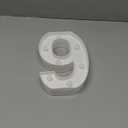 NANXU LED Marquee Light Up Numbers Sign - Lighted Birthday Numbers Sign for Birthday Party Decoration, Bar Wall, Home, Table Room, Wedding and Christmas Decorations, Number 9