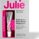 Julie Cold Sore Treatment | 10% Docosanol Antiviral Cream for Fast Relief of Fever Blisters | Over-The-Counter Lip Treatment | Heals & Protects | 0.07 oz Tube