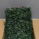 Artificial Grass Wall Panel Backdrop,10" X 10" 12P(8.4 sqft) UV-Anti Greenery Boxwood Panels for Indoor Outdoor Green Wall Decor & Ivy Fence Covering Privacy