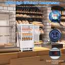 2.1 Cu.Ft. Commercial Bakery Display Refrigerator, Countertop Refrigerated Case, Display Fridge, Single Door, Merchandiser Beverage Cooler, 3 Layers, LED, Adjustable Shelves, Restaurants, Bars, Shops (EXP 06/08/30)