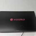 KOORUI 22 Inch Computer Monitor Full HD 1080P 100Hz PC Gaming Screen VA Panel Ultra-Slim Display 3000:1 Contrast Ratio with Adpitive Sync (HDMI/VGA/VESA Compatible 100x100mm/Audio Out), Tilt, Black
