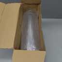 Nuogo 6 Pcs 10 Inch Plastic Clear Cylinder Vase for Home Acrylic Flower Clear Vase Centerpiece for Centerpieces Wedding Party Decorations Opening Round