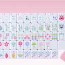 My Mahjong Trove 160 Pink American Printed Mahjong Game Set with Carrying Bag and Accessories, 1.2’’ Mahjong Tile Set