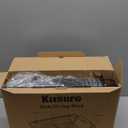 Kitsure Dish Drying Rack for Kitchen Counter, Stainless Steel Sink Organization and Storage Essentials with Cutlery Holder, Home and Appartment Decor, 12.2''W x 15.7''~23''L, Black