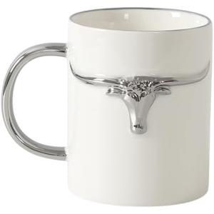 Pampa Bay Mug (White and Silver)
