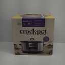 Crock-Pot Large 8-Quart Programmable Slow Cooker with Auto Warm Setting, Black Stainless Steel (Pack of 1)