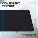 Logitech G440 Hard Gaming Mouse Pad, Optimized for Gaming Sensors, Moderate Surface Friction, Non-Slip Mouse Mat - Black