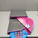 SUNLIN Dance Mat - Rhythm Step Play Mat - Dance Game Toy Pad with LED Lights, Gift for Kids Girls 3-12, Adjustable Volume, Built-in Music, 3 Challenge Levels, Pink