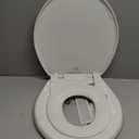 Little2Big Toilet Seat with Built-In Toddler Potty Training Seat, Slow Close, Easy to Install, Made in USA, ROUND, White