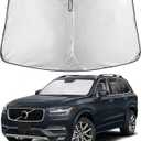 EcoNour Windshield Sunshade Compatible for Volvo XC90 2016-2024 2025 2026, Sun Visor for Front Windshield & Window Sun Shade Cover, UV Heat Blocker & Protector, Car Accessories