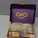 KOME Blonde Synthetic Lace Front Wig,13x4 HD Lace Layered Wave Glueless Wigs for Women Daily Use 26IN